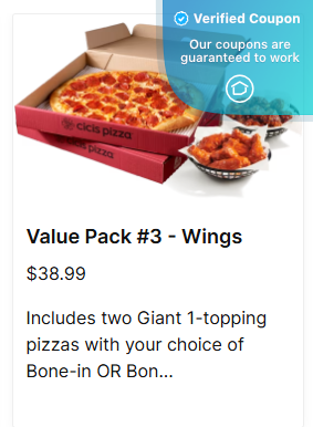 CiCi's Pizza Coupons &amp; Promo Codes - May 2025