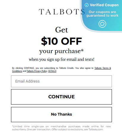 40% Off Talbots Coupons &amp; Promo Codes - May 2025