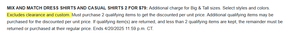 $25 Off Jos A Bank Coupons &amp; Promo Codes + 1.5% Cash Back