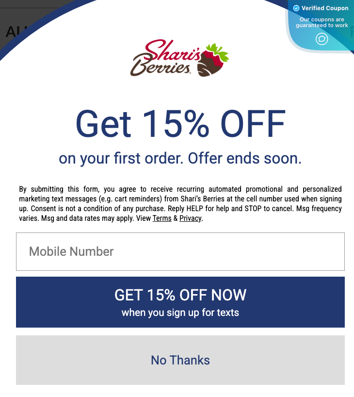 10% Off Shari's Berries Coupons &amp; Promo Codes - May 2025