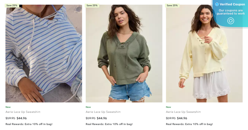 35% Off Aerie Coupons &amp; Promo Codes - May 2025