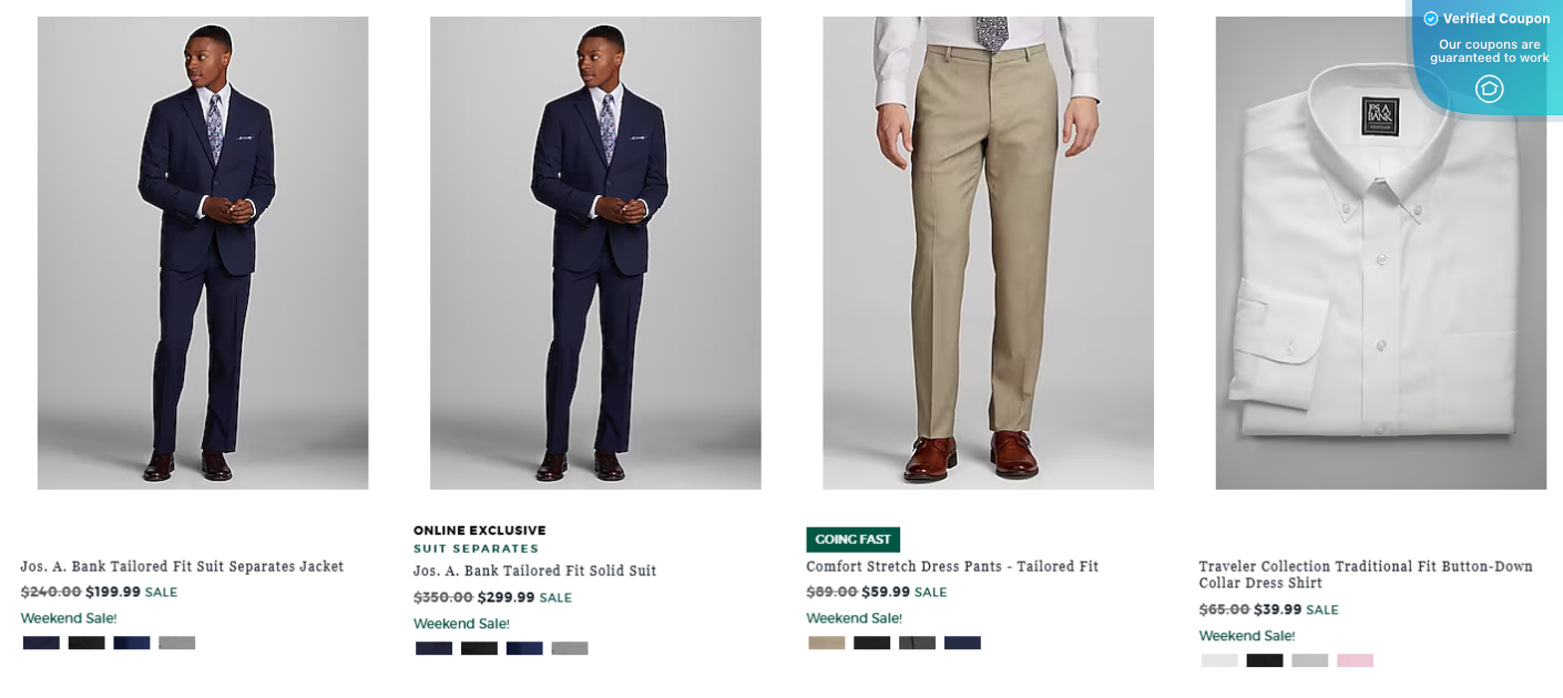 $25 Off Jos A Bank Coupons &amp; Promo Codes - May 2025