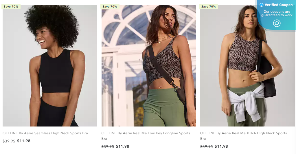 70% Off Aerie Coupons &amp; Promo Codes - May 2025