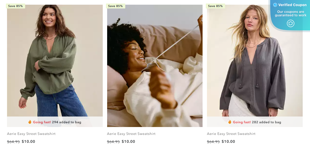 70% Off Aerie Coupons &amp; Promo Codes - May 2025