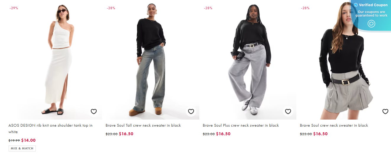 20% Off ASOS Coupons & Promo Codes - June 2025