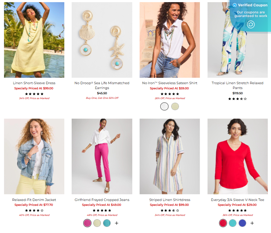 40% Off Chico's Coupons &amp; Promo Codes - June 2025