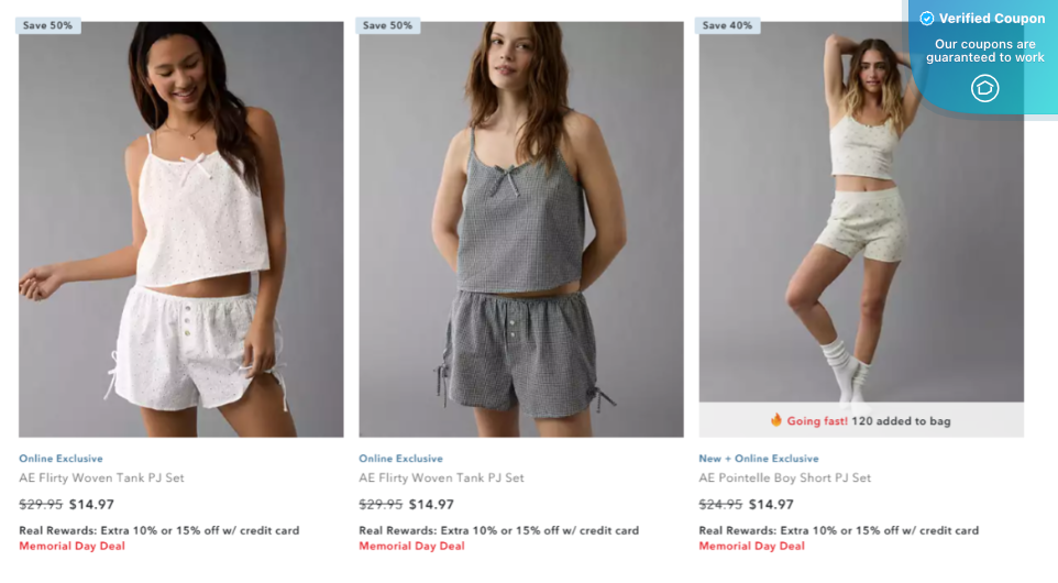 American Eagle Coupons - Up to 50% Off (No Code Needed)