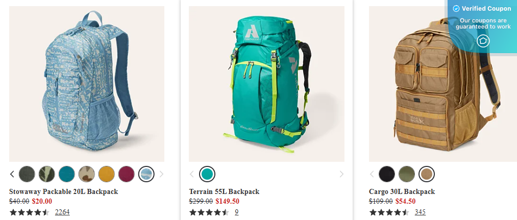 Eddie Bauer Verified Promo Codes - Save up to 15% Off