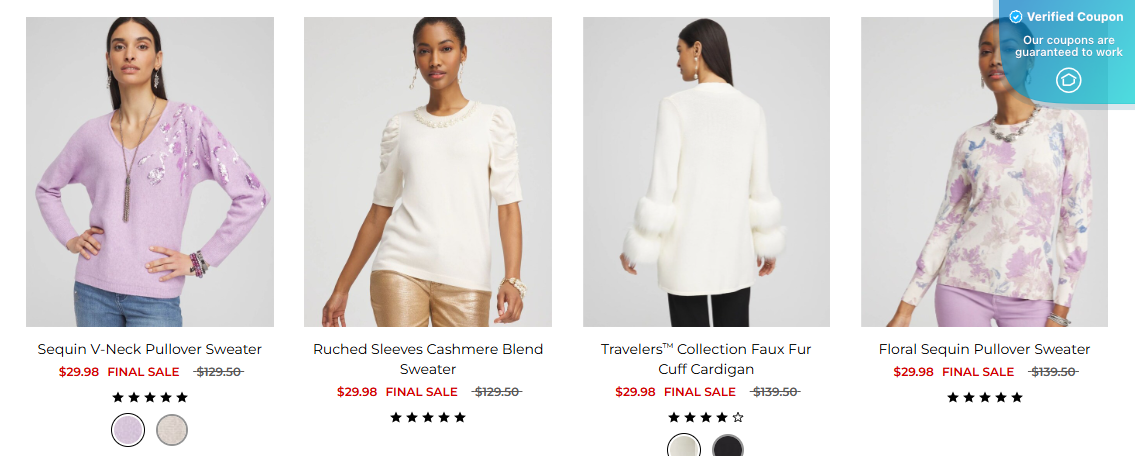 Chico's Coupons - Up to $50 Off (No Codes Needed)