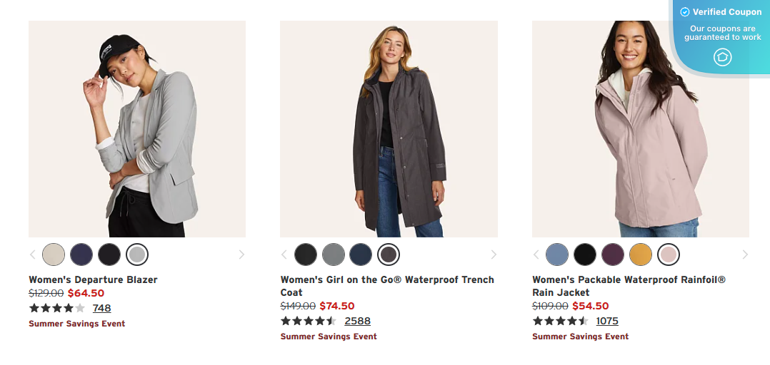 Eddie Bauer Verified Promo Codes - Save up to 15% Off
