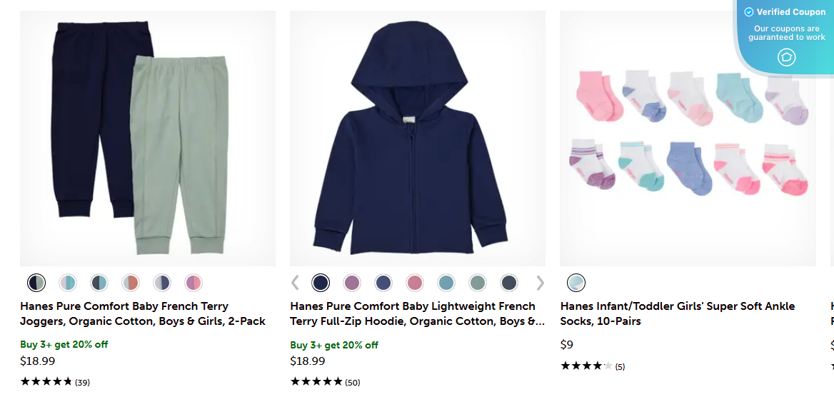 Hanes - Verified Coupons + 1 Promo Code for June 2025
