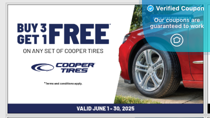 $60 Off Mr. Tire Coupons &amp; Promo Codes - June 2025