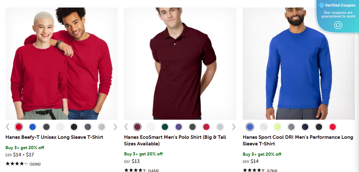 Hanes - Verified Coupons + 1 Promo Code for June 2025