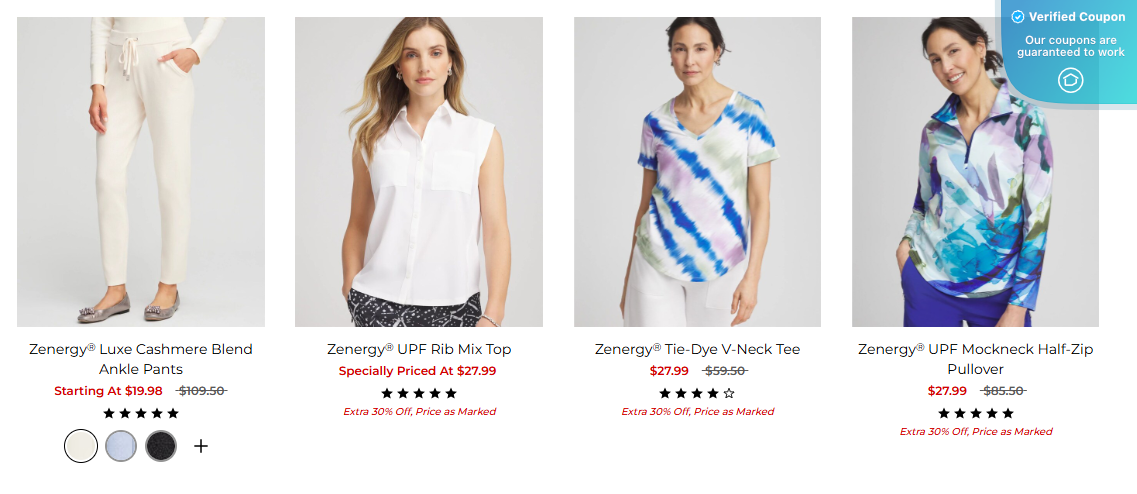 Chico's Coupons - Up to $50 Off (No Codes Needed)