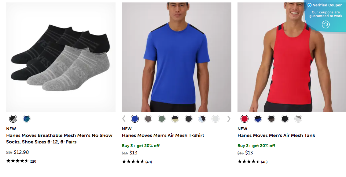 20% Off Hanes Coupons &amp; Promo Codes - June 2025