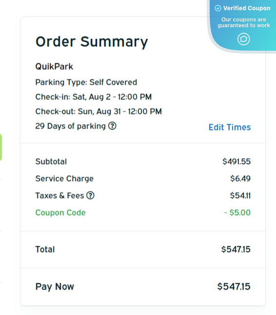 5 Off Airport Parking Reservations Coupons & Promo Codes