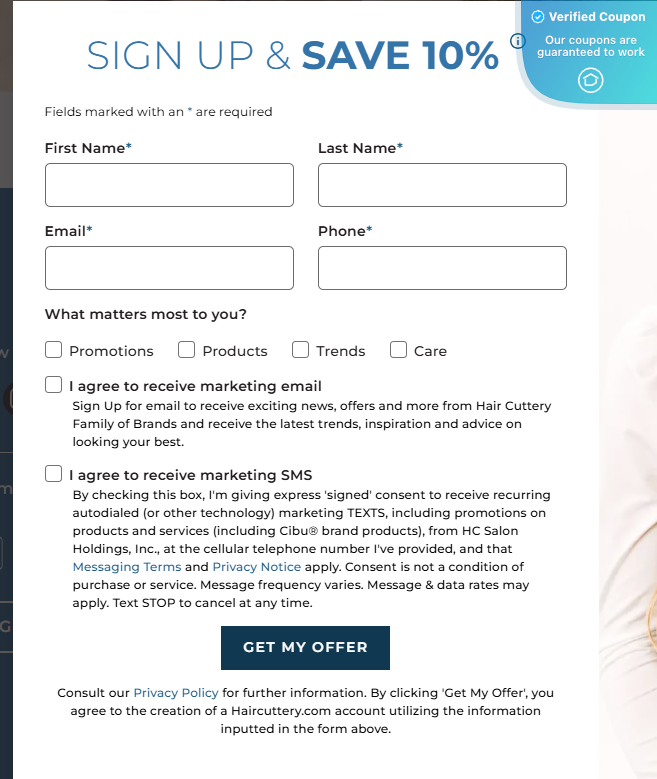 Save up to 10 with Hair Cuttery Promo Codes in July 25