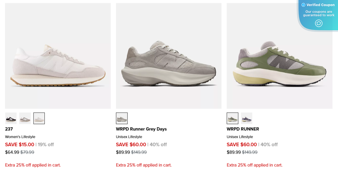 joe's new balance outlet promo code