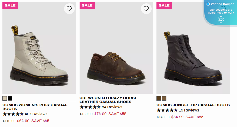 Dr. Martens Coupons Up to 10 Off No Codes Needed