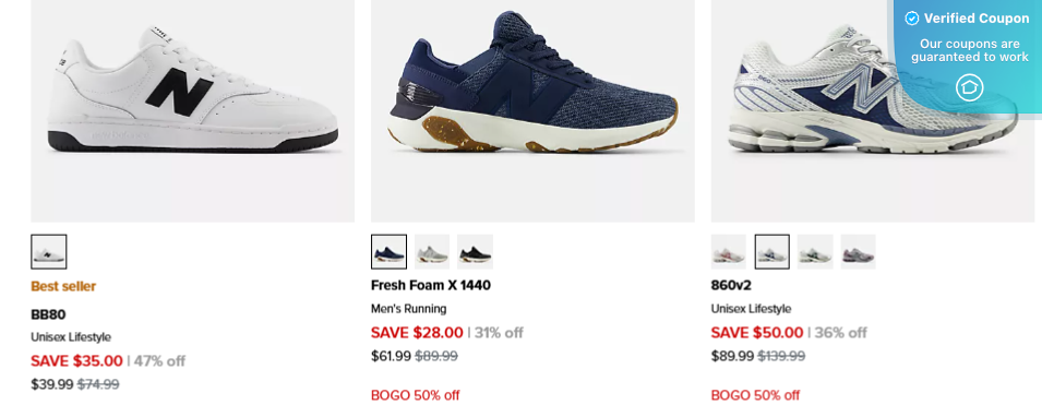 joesnewbalanceoutlet coupon