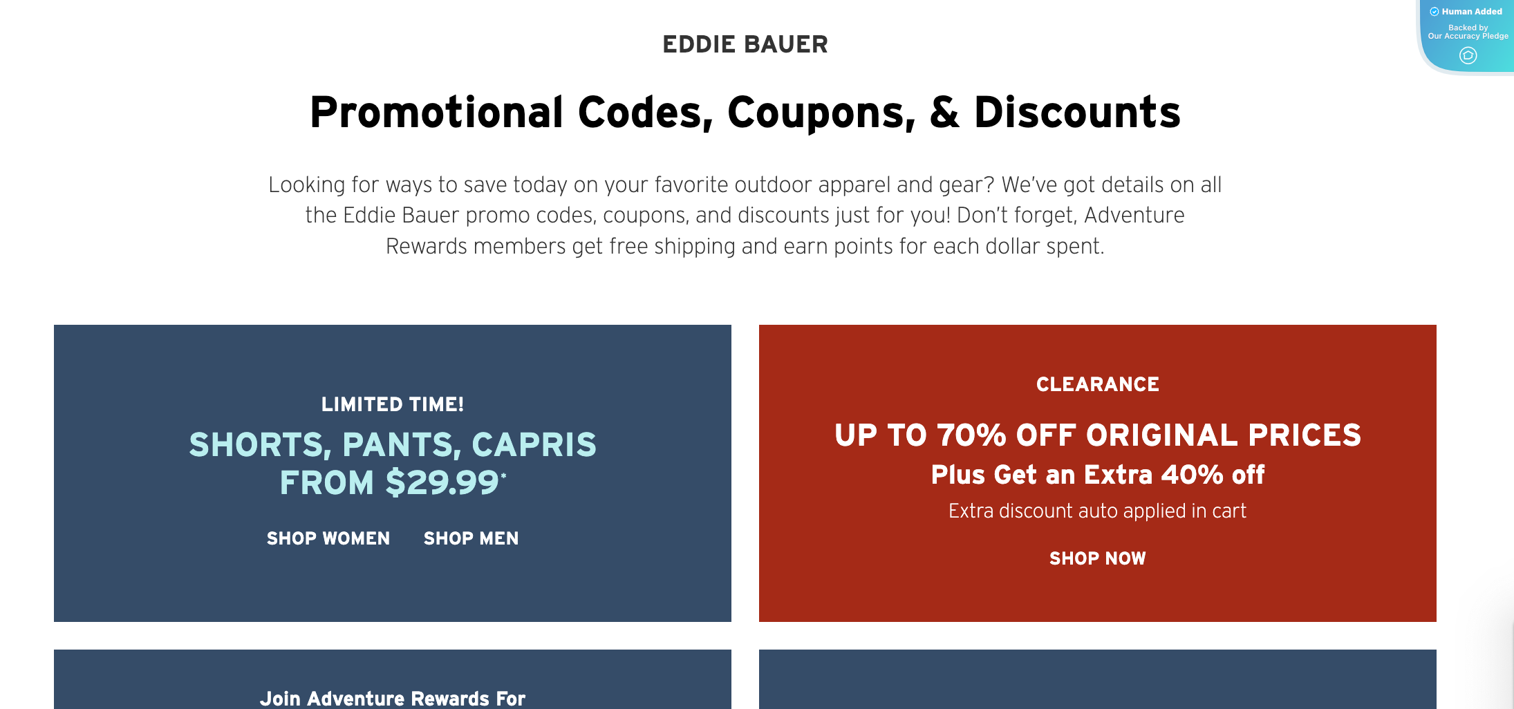 Eddie Bauer - Coupons &amp; Promo Code for July 2025