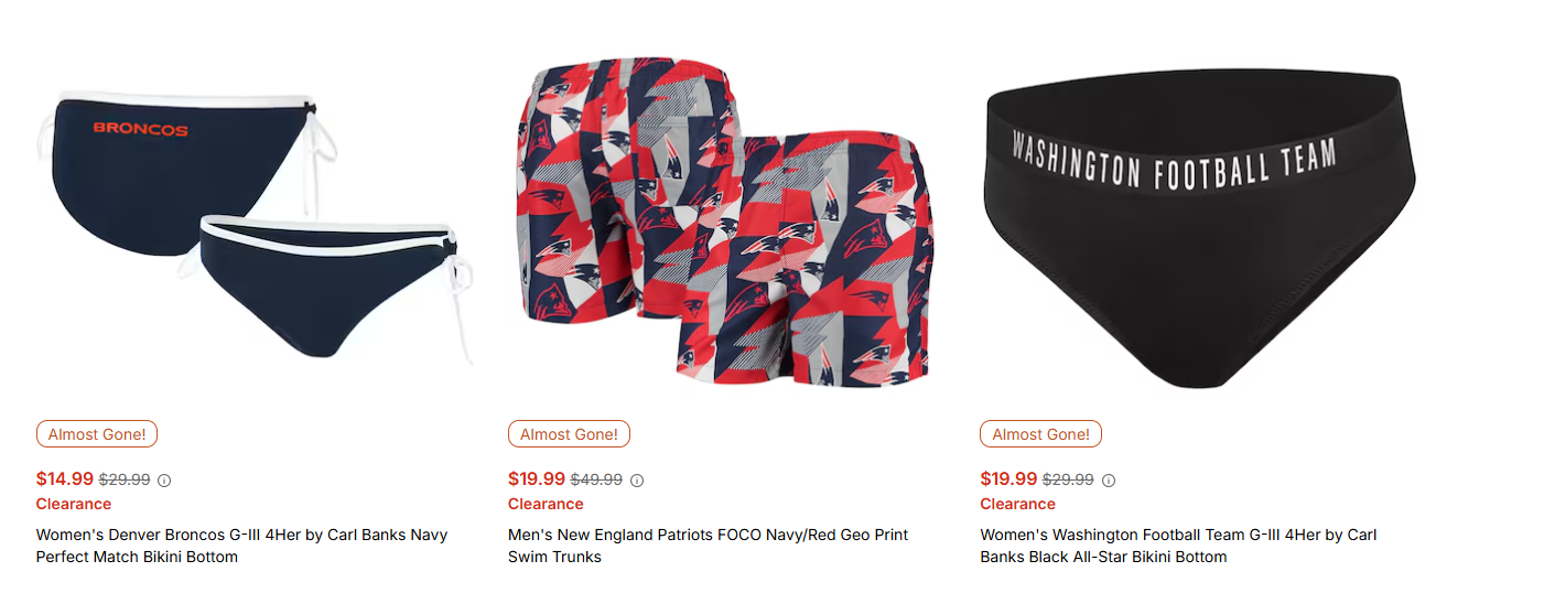 20% Off + NFL Shop Coupons & Promo Codes – July 2025