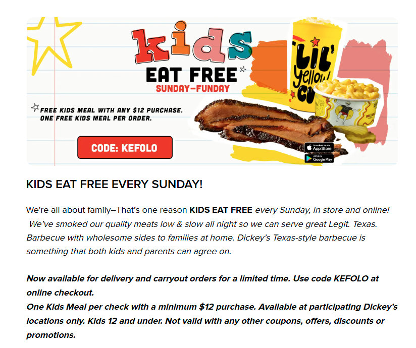 $10 Off + Dickey’s Barbecue Pit Coupons &amp; Promo Codes
