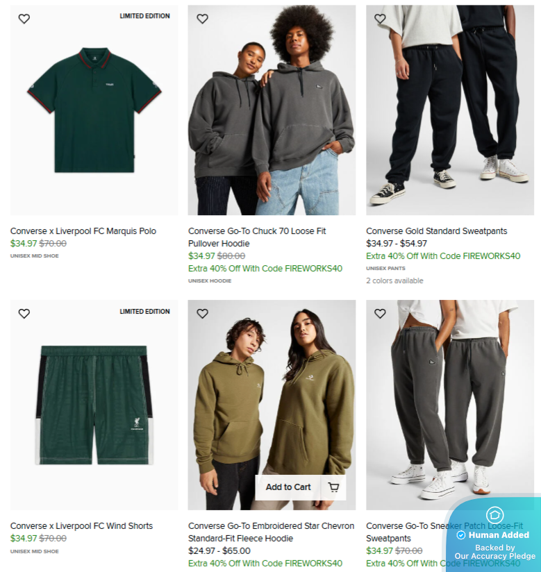 Converse Verified Promo Codes - Slash up to 15% Off