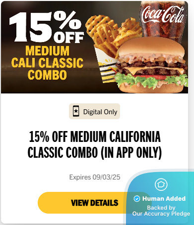 13 Carl's Jr. Deals – Instantly Save Today (Sep 2025)