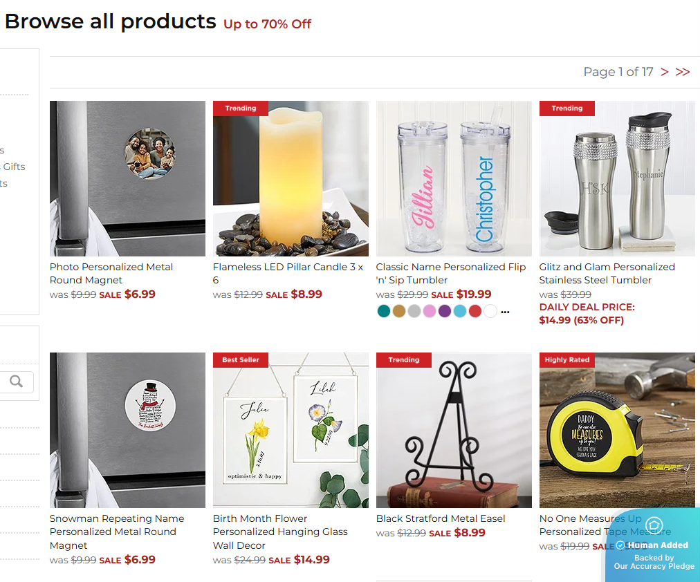 25 Off + Personalization Mall Coupons & Promo Codes