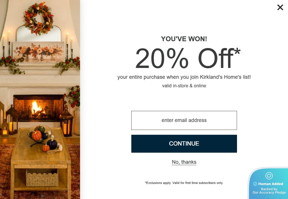 25 Off + Kirkland's Coupons & Promo Codes October 25