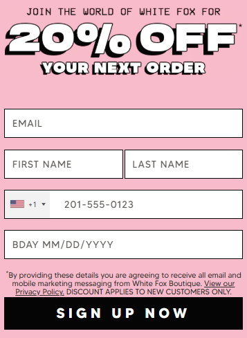 15% Off + White Fox Coupons & Discount Codes – Dec 2025