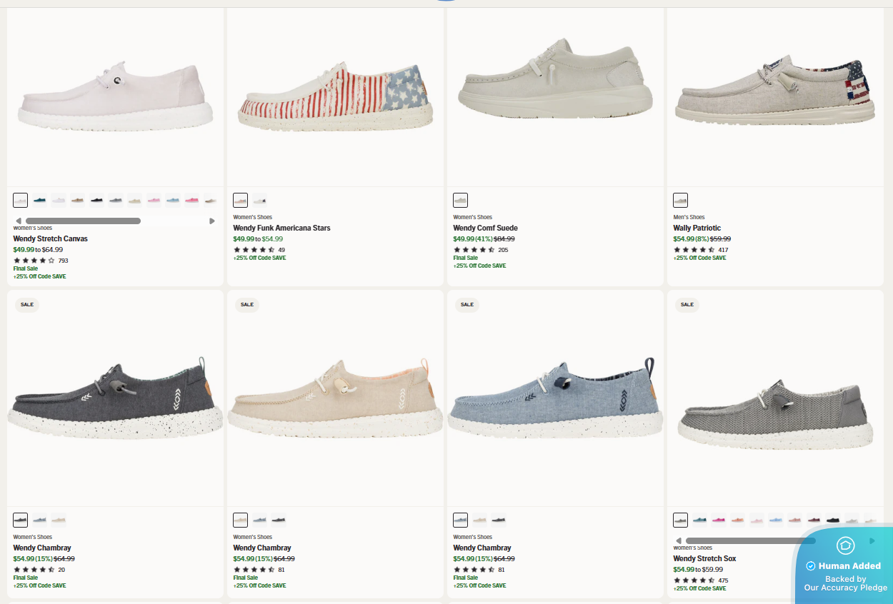 25% Off + Hey Dude Coupons & Discount Codes – Dec 2025