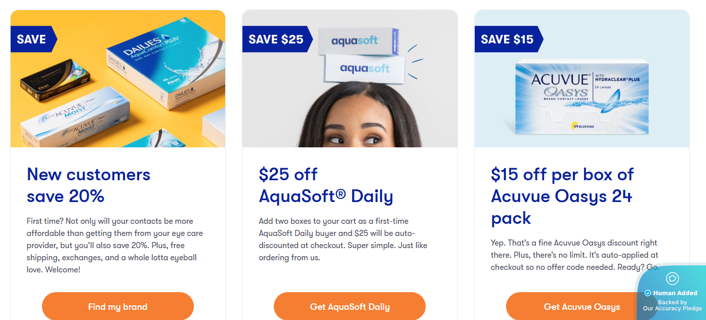 1-800 Contacts Coupons: 20% Off (Hand Tested Daily)