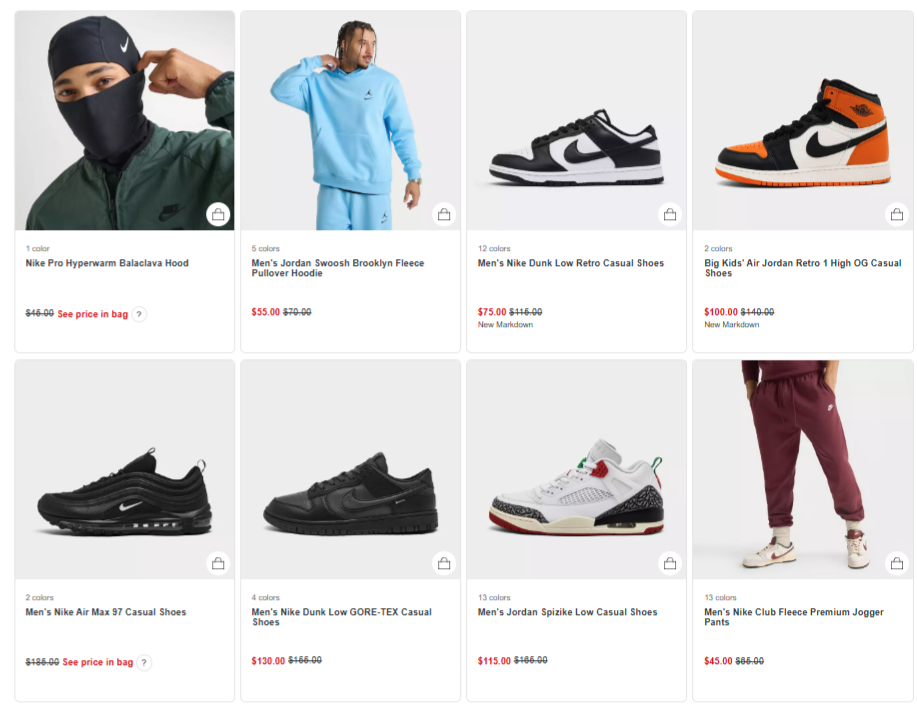 finish line coupons for nike shoes