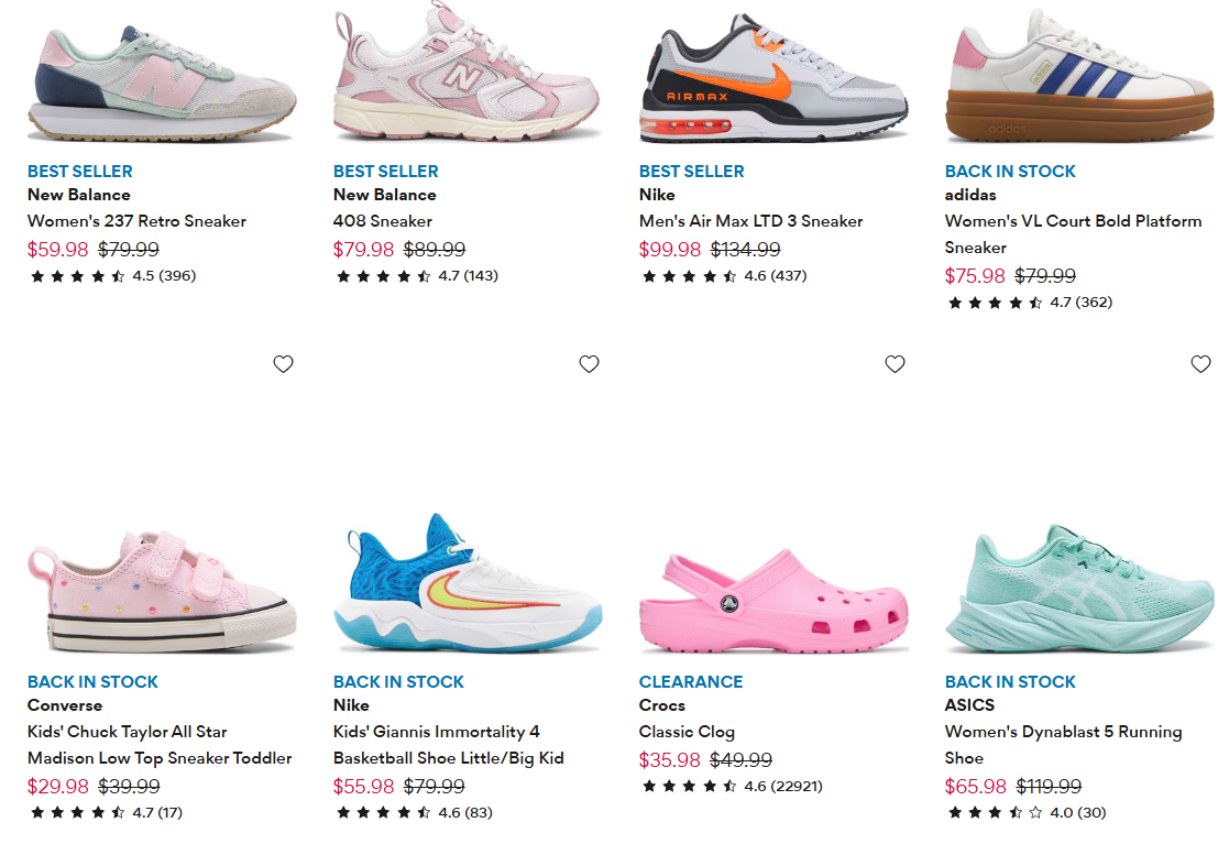 famous footwear nike coupon