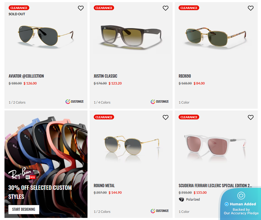 Ray-Ban Coupons: $20 Off Sitewide (Hand Tested Daily)