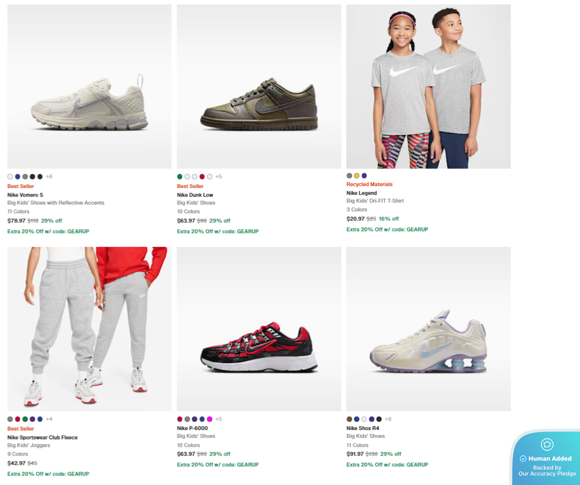 nike deals and coupons