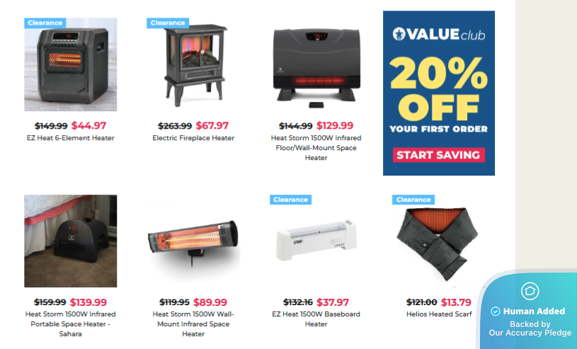 Screenshot for Heartland America offer #12667269