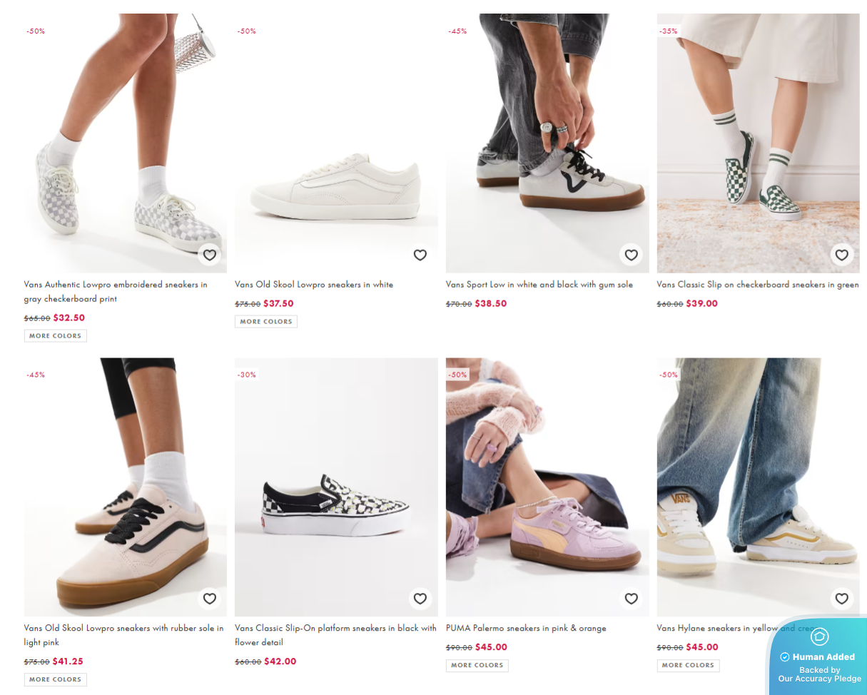 Screenshot for ASOS offer \#12724680