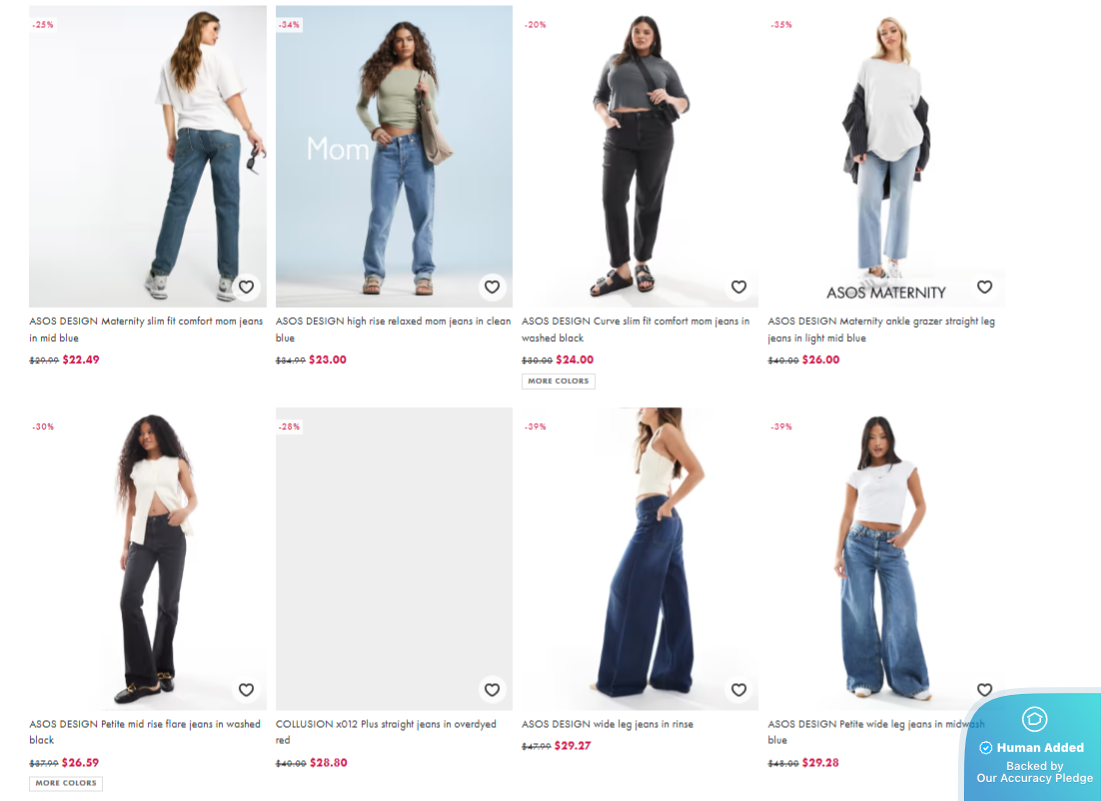 Screenshot for ASOS offer \#12732054