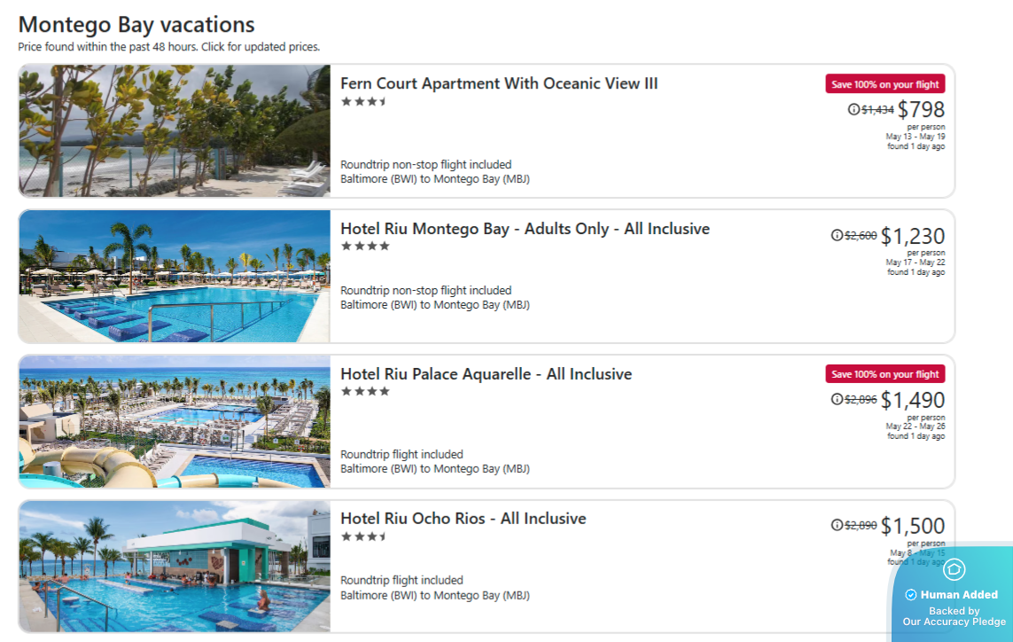 Screenshot for CheapTickets offer \#12543240