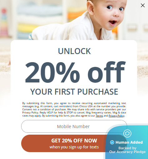 Screenshot for Chicco offer #12435085