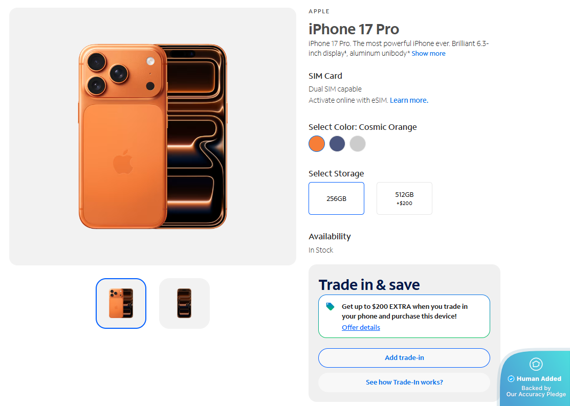 Screenshot for Spectrum offer #12645400