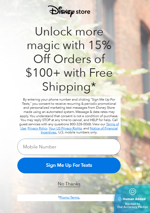 Disney Store Coupons & Promo Codes for Aug '26: 15% off