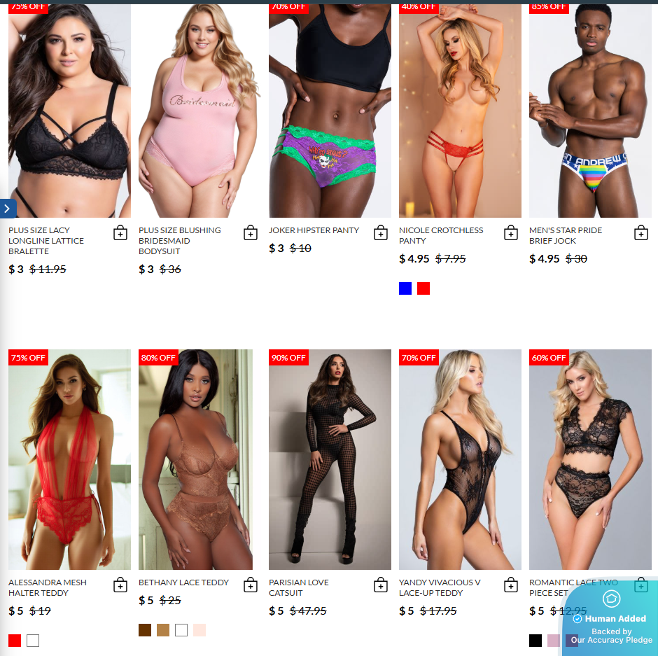 Screenshot for Yandy offer #12500111