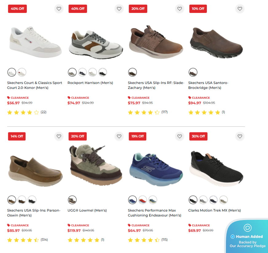 Screenshot for ShoeMall offer #12709074
