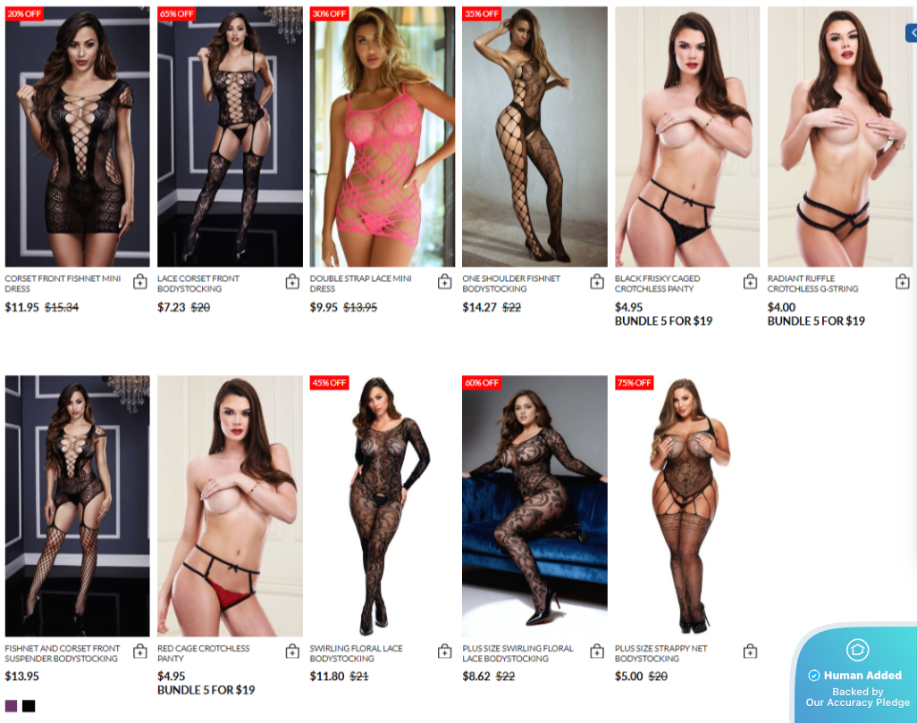 Screenshot for Yandy offer #12494380