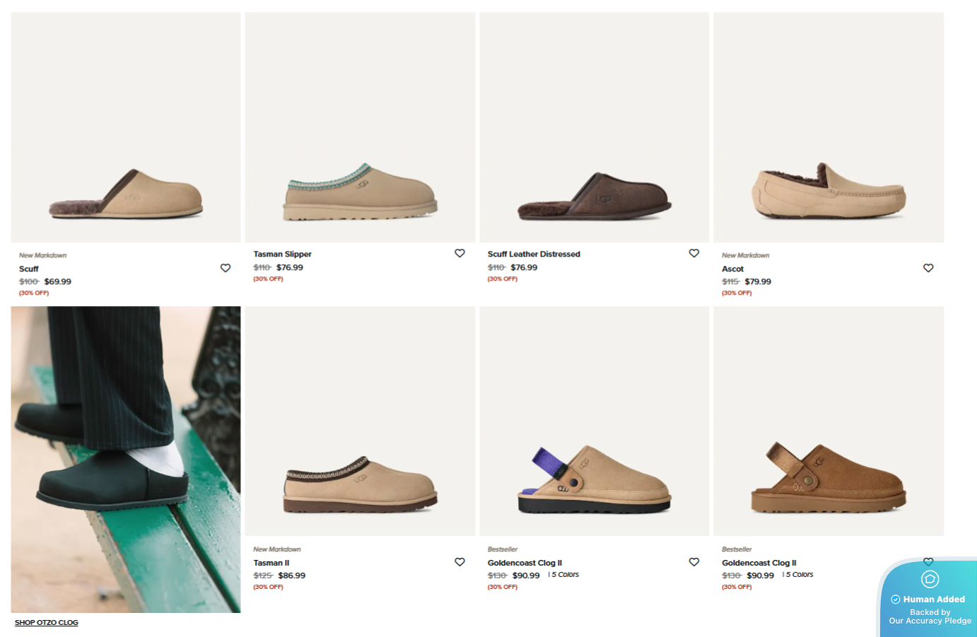Screenshot for UGG offer #12723021