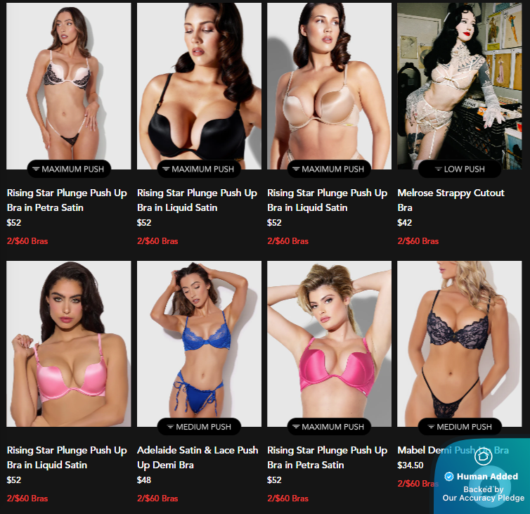 Screenshot for Frederick's of Hollywood offer #12743041
